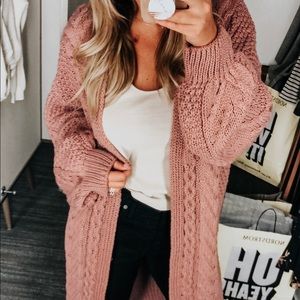 NWT Topshop Oversized Chunky Knit Cardigan